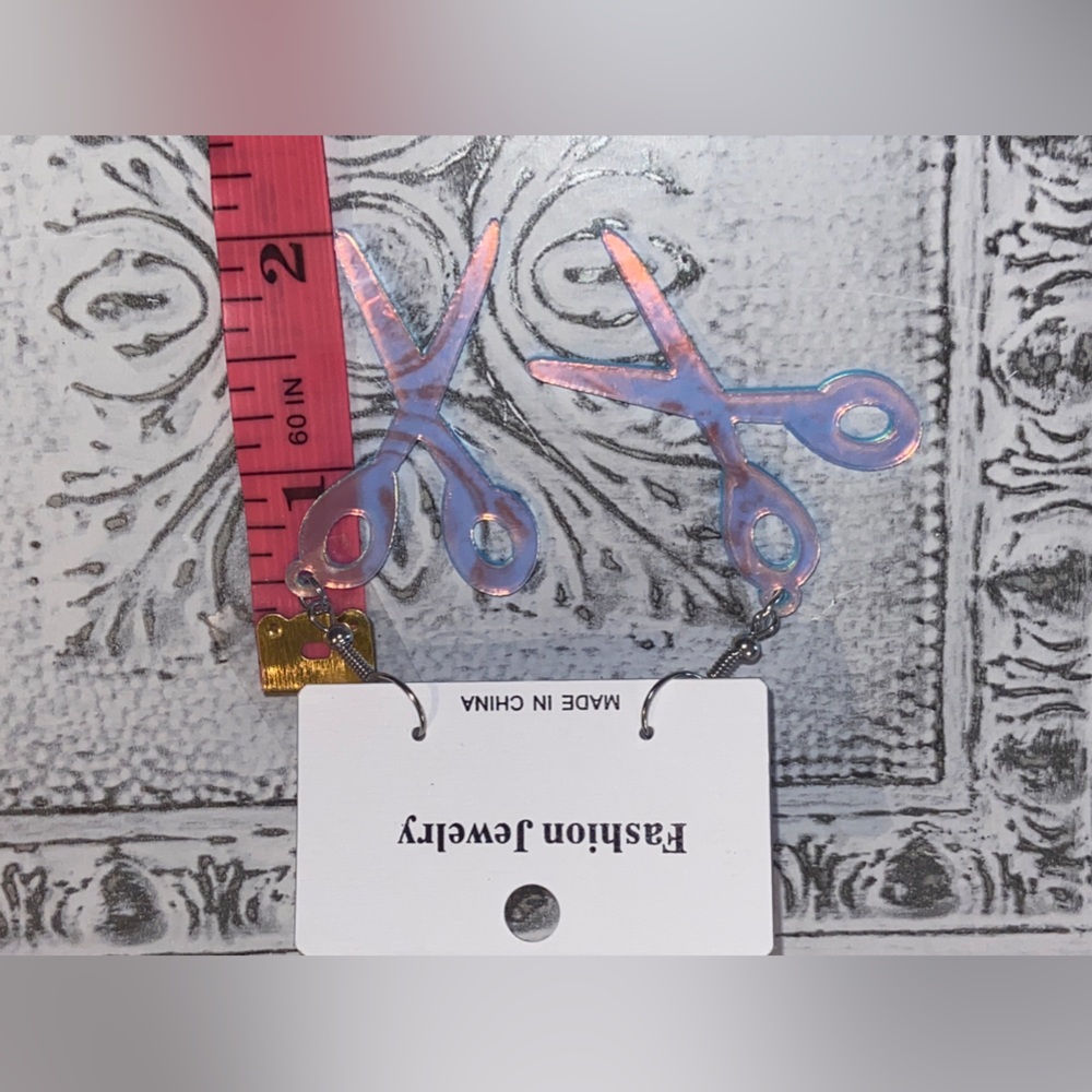 ✂️New Hair Cutting ✂️ Earrings- Fun & Super Cute- Beautician and Girls Will 💗🩵 - Picture 7 of 7